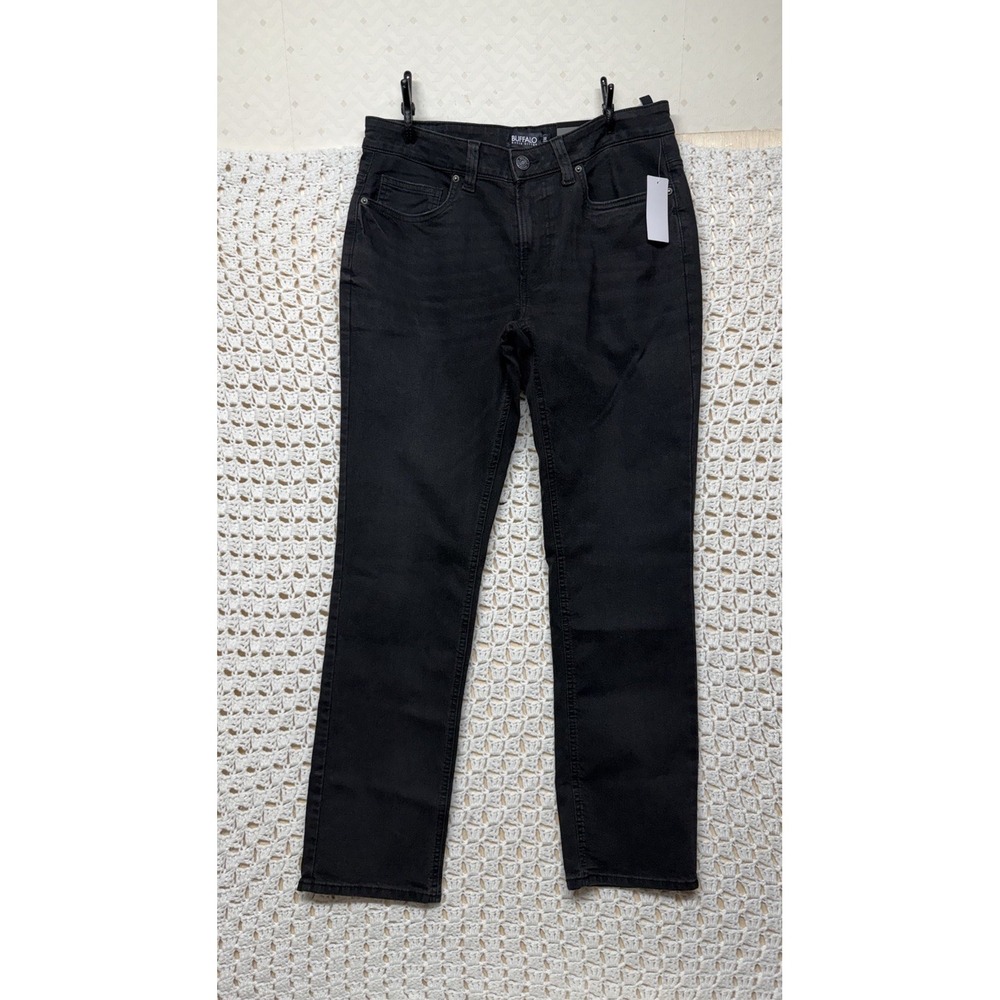 Buffalo David Bitton Jeans Mens 32x32 Fits 32x:31 Black Denim Straight Six NWT